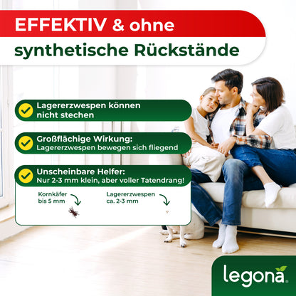 Lagererzwespen gegen Brotkäfer, Reiskäfer & Tabakkäfer