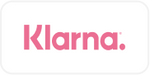Klarna Logo auf weißem Hintergrund